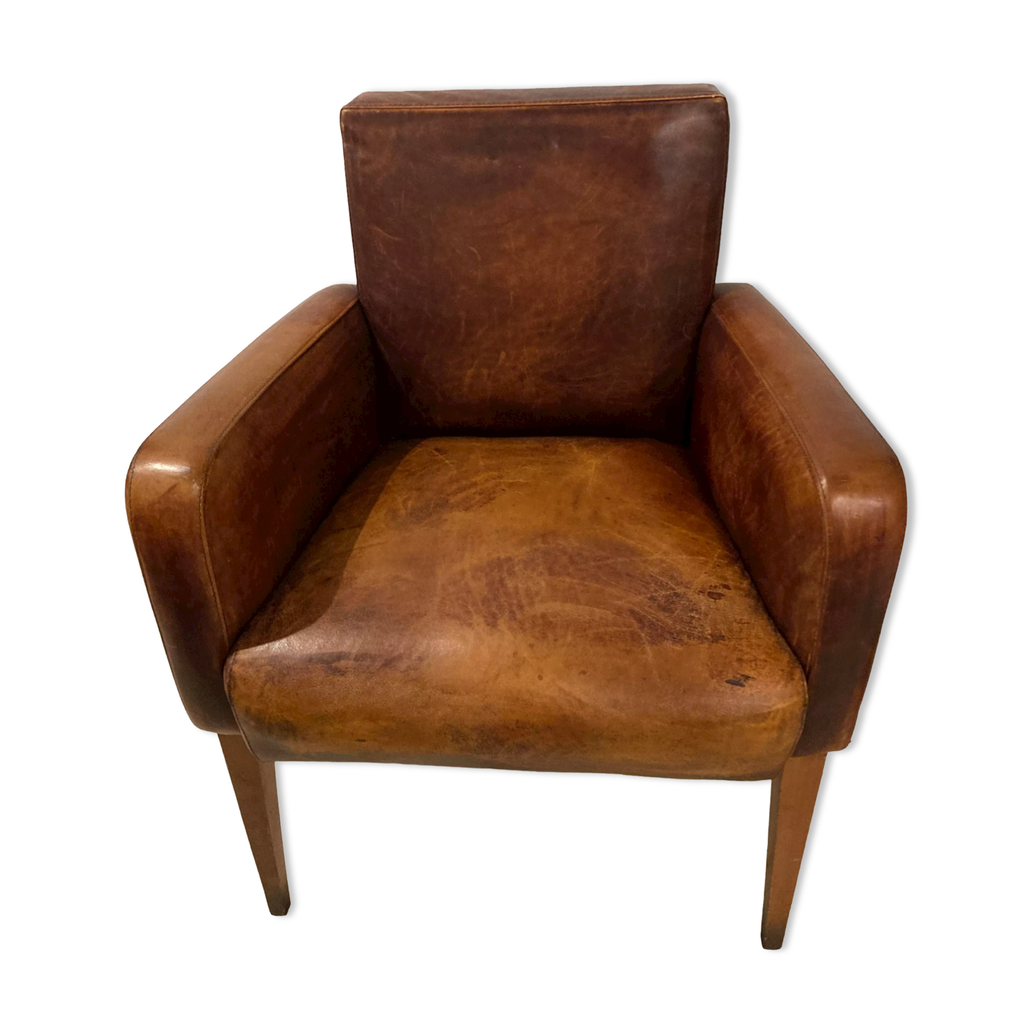 Leather armchair