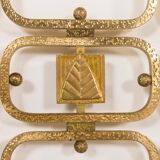 Italian brass bed by Ciansky, Shelba and Luciano Frigerio for Frigerio di Desio, 1960s.