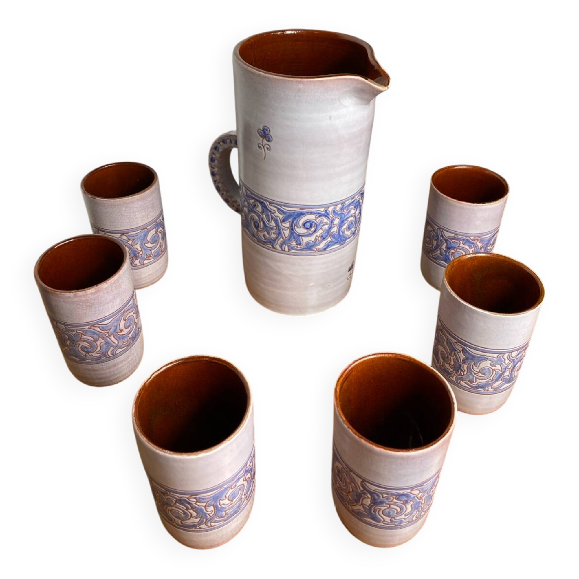 Ceramic orangeade set