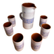 Ceramic orangeade set