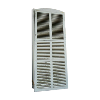 Wooden persian shutter with an opening