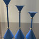 Trio of vintage candle holders from the 80s