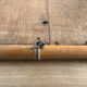 Mirror turned wood vintage bamboo