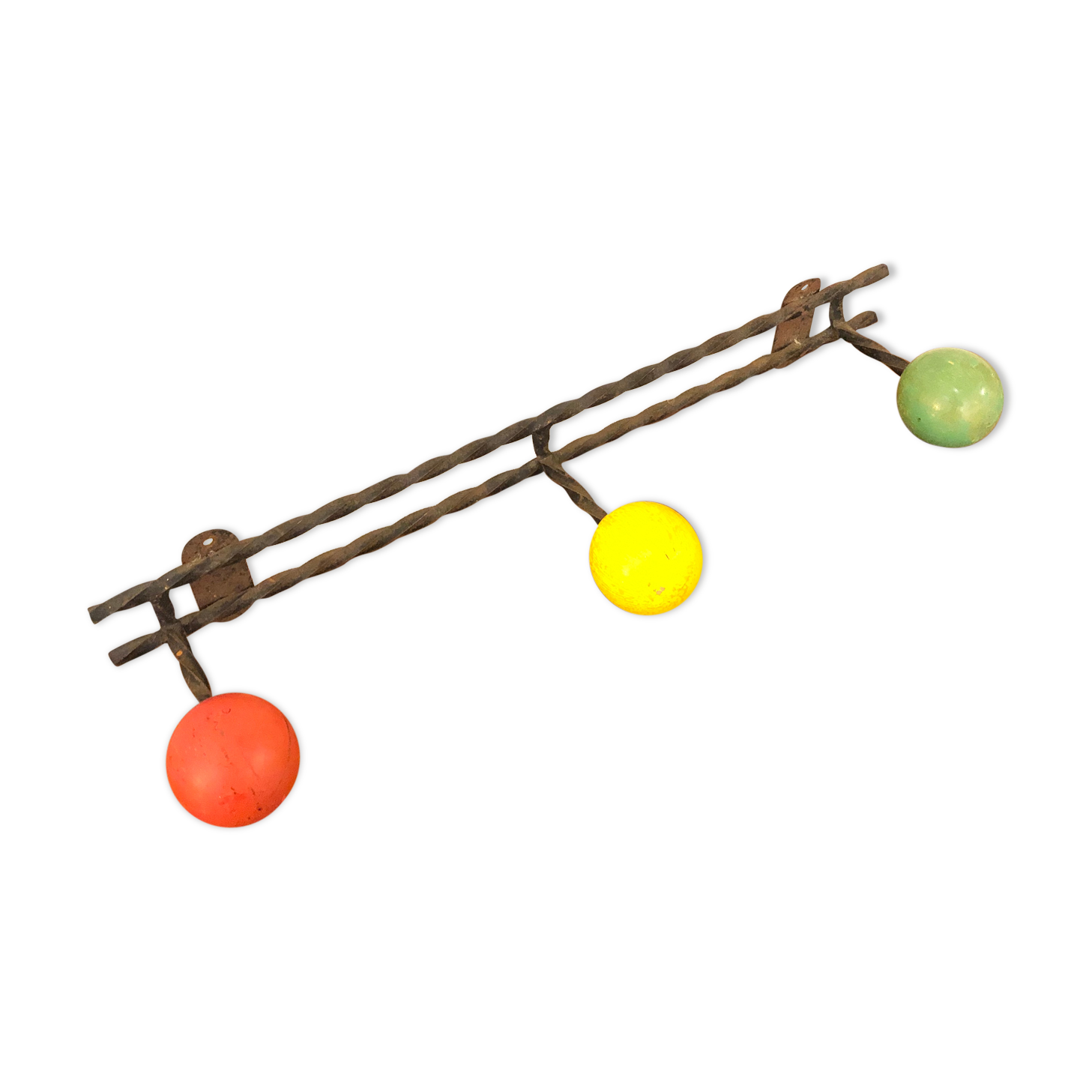 Vintage wall coat rack