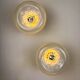 Pair of Toni Zuccheri wall lights, Murano handblown glass, Italy, 1970s