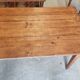 Antique dining table, rural oak table 90 x 200 cm