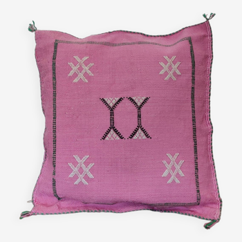 Berber cushion sabra rose bohemian pattern