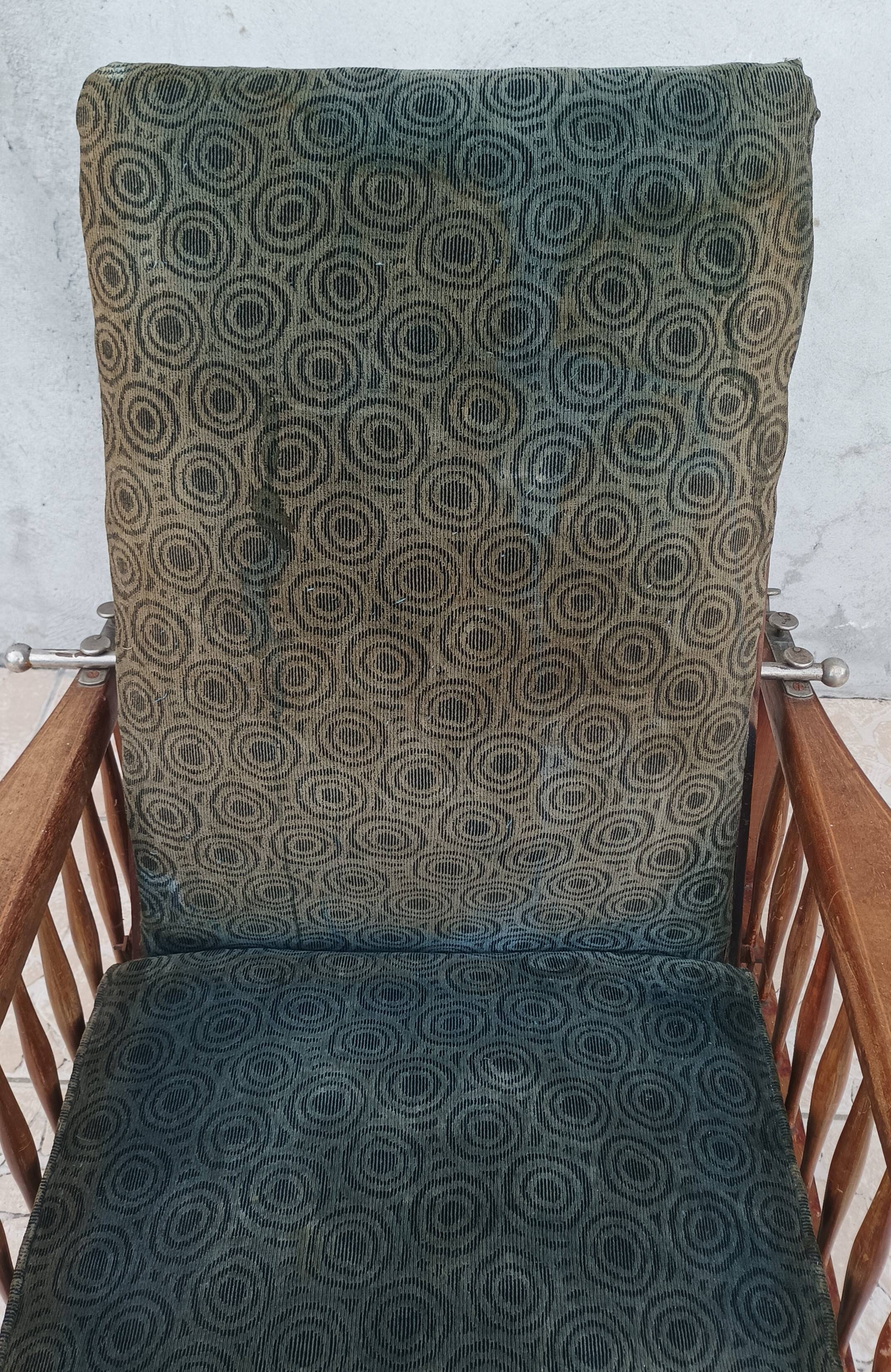 Fauteuil Morris en hêtre Art & Craft