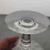 6 crystal champagne glasses