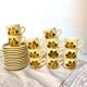 Vintage porcelain cups from Gien "Bamako"