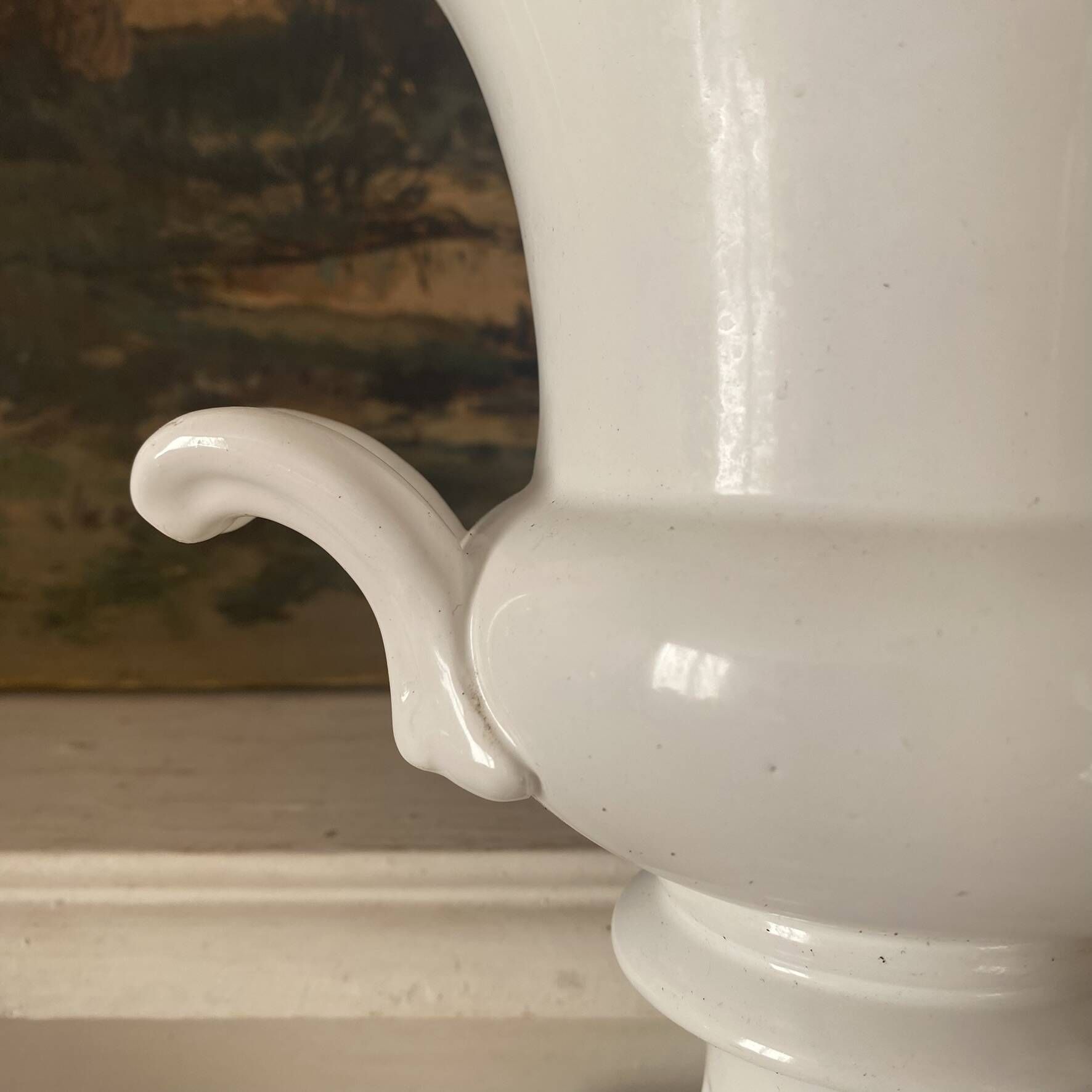 Jardinière Médicis , vase  en céramique Italy 26 cm