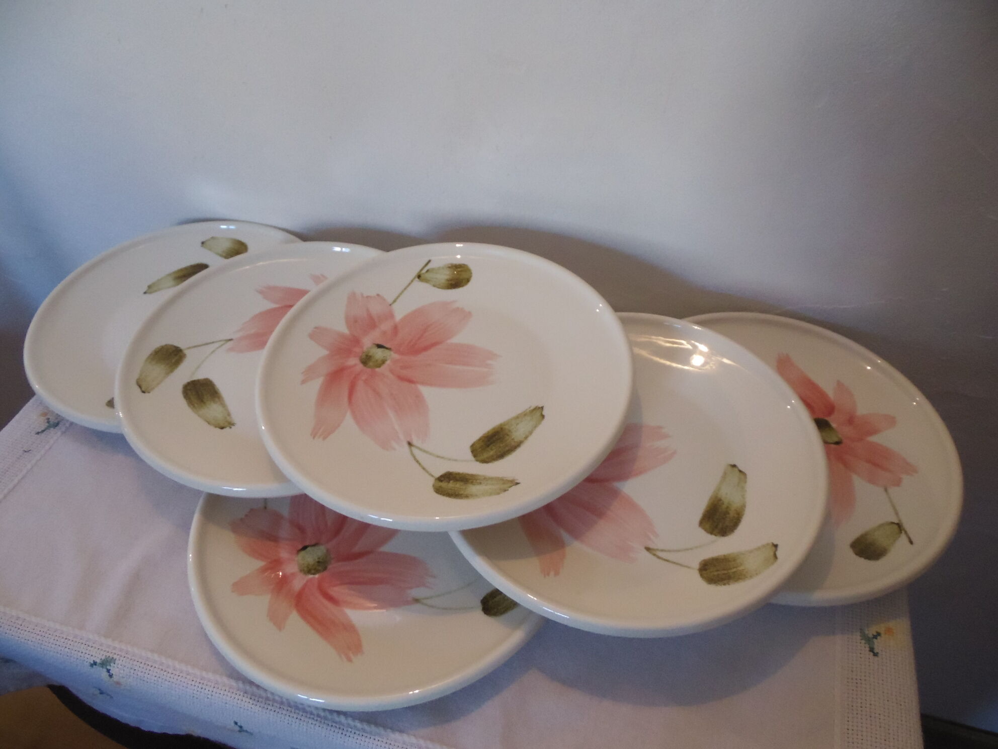 6 flat plates Sarreguemines