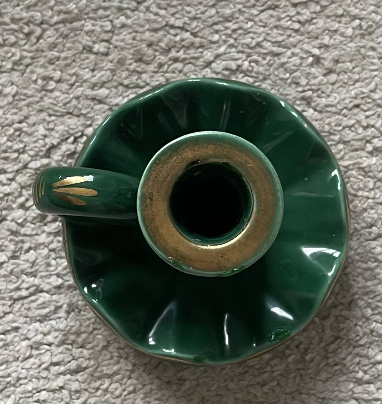 Ceramic candle holder 1950