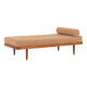Scandinavian mid century daybed in natural boucle fabric, Denmark 1960s