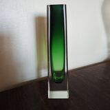 Sommerso Murano soliflore vase - 1960s - Attributed to Flavio Poli