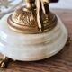 Antique 1-light lamp in gilded bronze and onyx, bedside lamp, desk lamp.