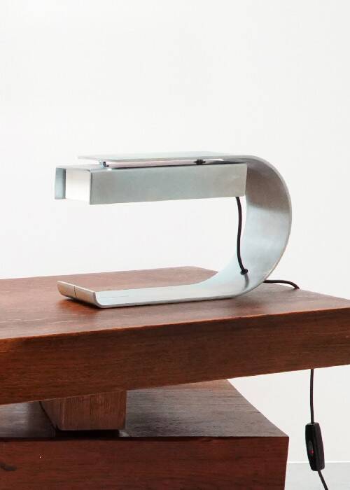 Christophe Gevers, Lampe de table en acier galvanisé