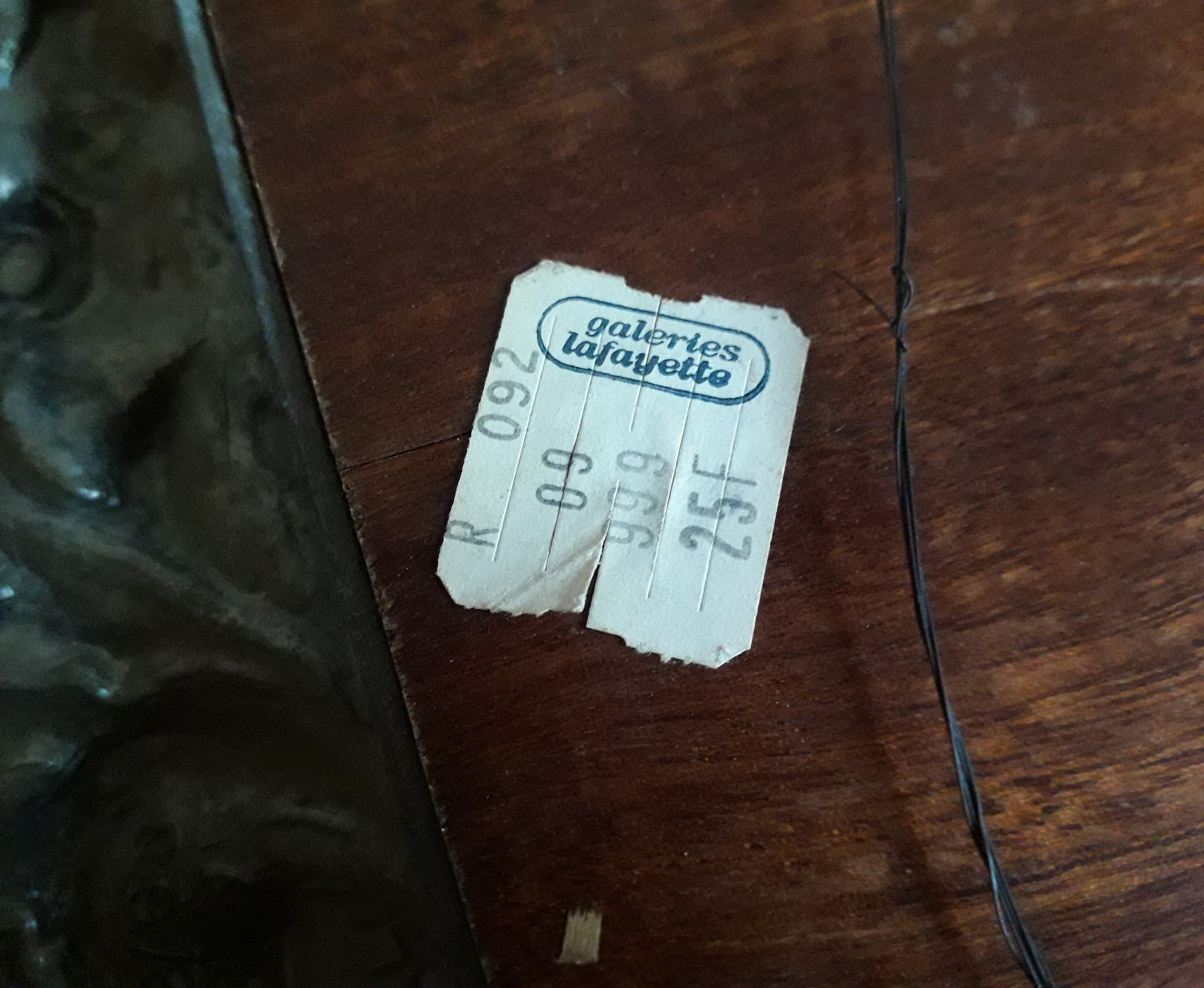 Mirror metal frame 60s