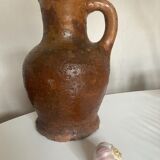 Farm pitcher late 19th in terracotta folk arts XXXL