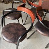 Set of 4 Stif armchairs