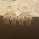 Lot de 6 verres à liqueur pied étoile