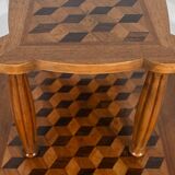 Table de Service en Marqueterie de Noyer et Palissandre – 1940