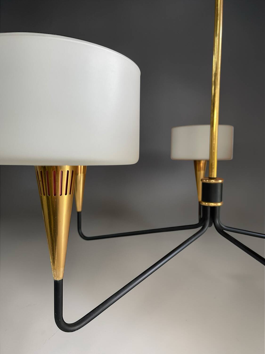 Chandelier 5 lights 1960