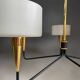 Chandelier 5 lights 1960