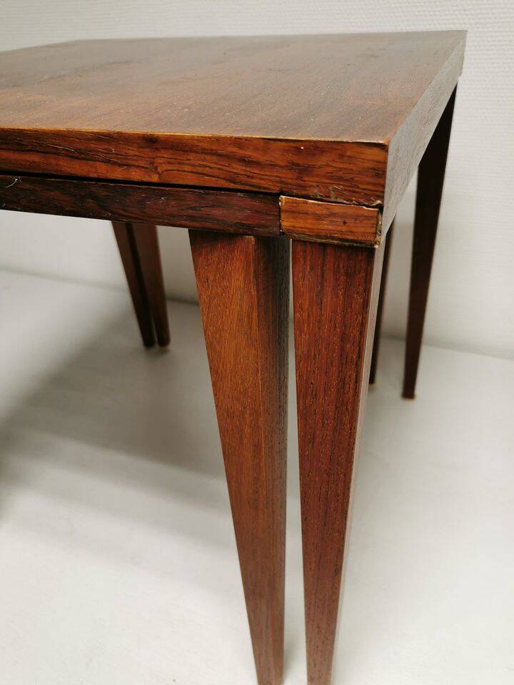 Pair of Vintage Coffee Tables , Trundle , Danish Scandinavian Design