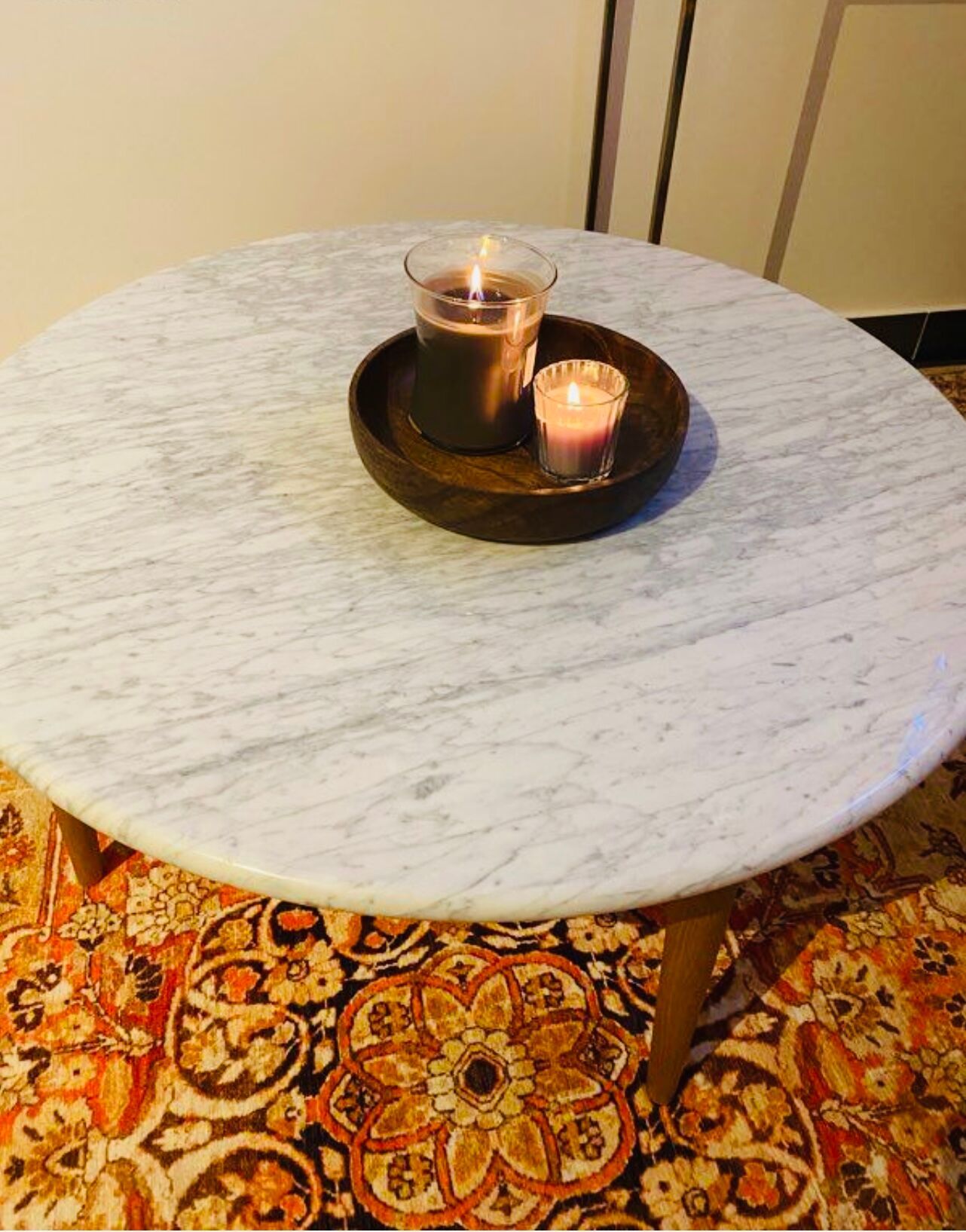 Marble coffee table