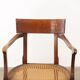 Directoire antique chairs and armchairs in walnut, Italy, 18th century