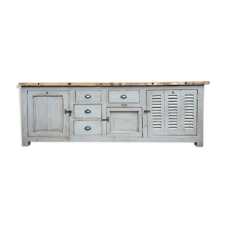 Gray patina sideboard