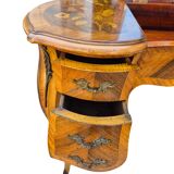 Coiffeuse forme rognon style louis XV début XX