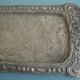 ancien plateau plat étain zinc déco table french tin zinc tray art nouveau