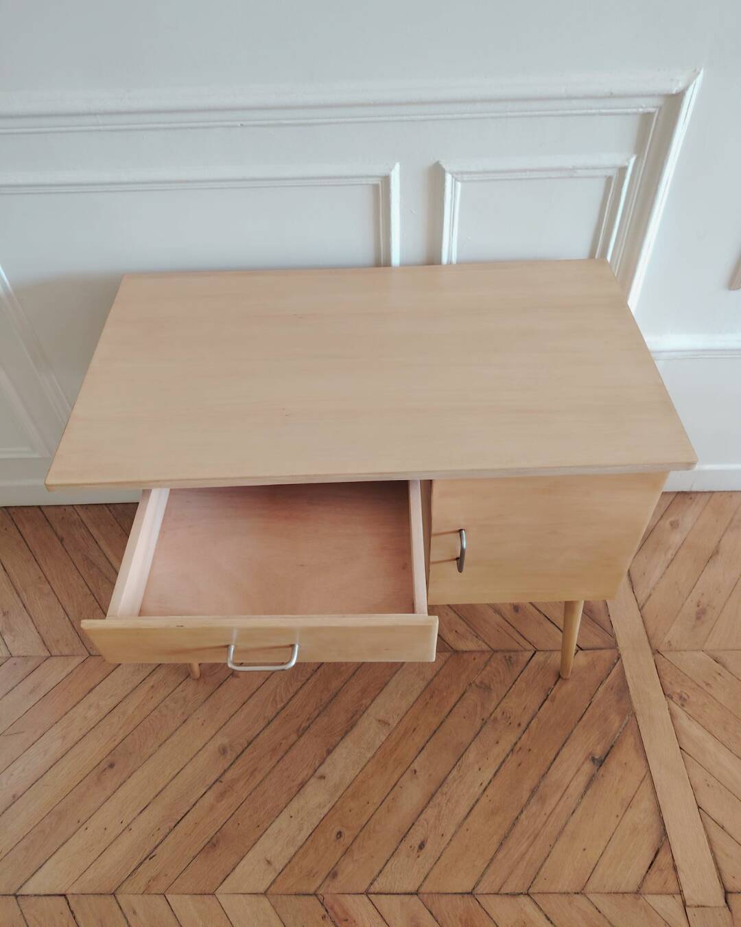 Bureau Baumann vintage rénové, années 60