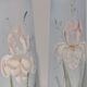 Paire de vases verre Art déco années 1930