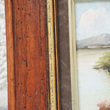 Old oil painting signed and framed