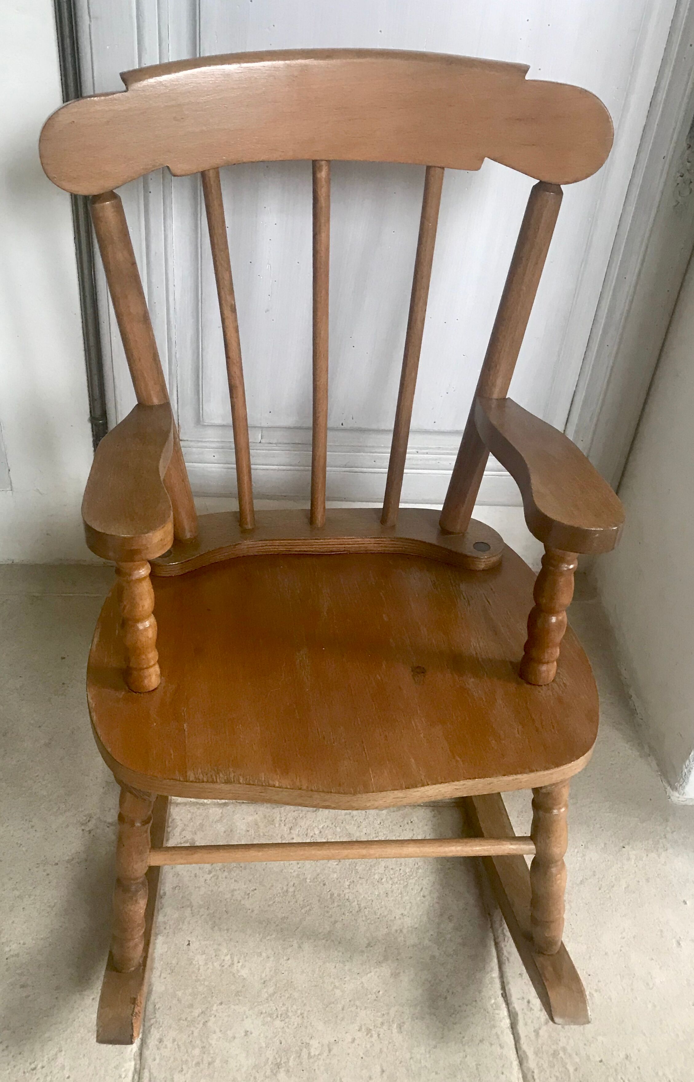 Rocking-chair child in beech