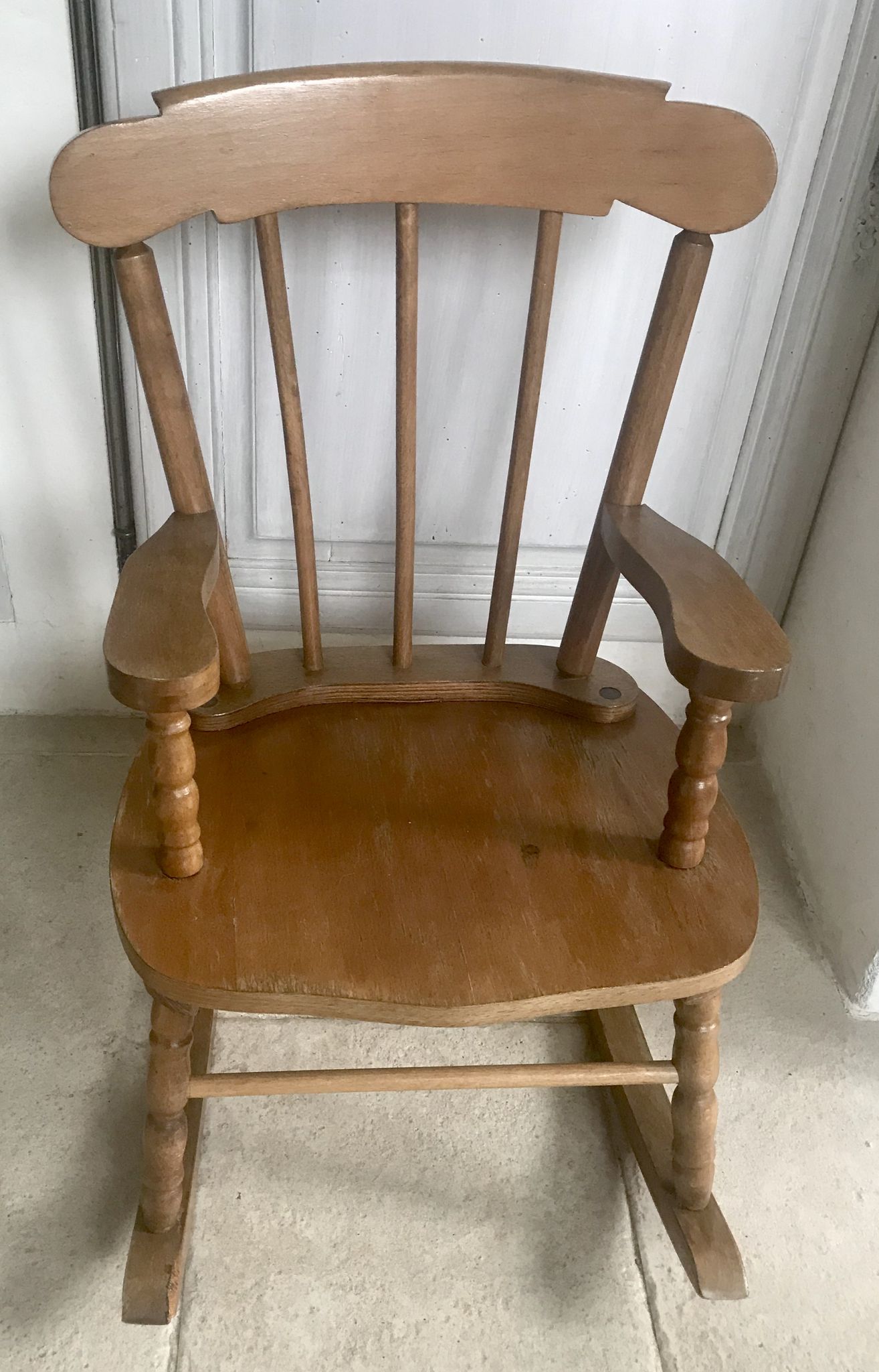 Rocking-chair enfant en hêtre