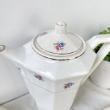 Vintage floral porcelain tea set DIGOIN SARREGUEMINES