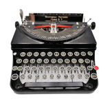 Remington Model 5T black typewriter usa revised new ribbon
