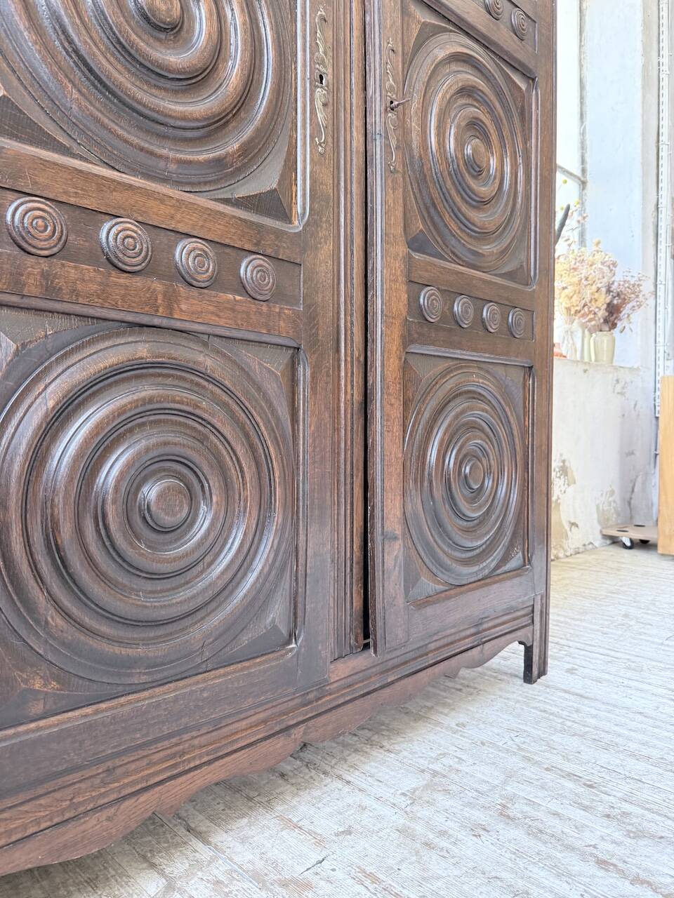 Oak wardrobe "Basque" Dudouyt