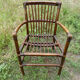 Vintage rattan and bamboo chair