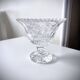 Coupe à fruits en cristal taillé