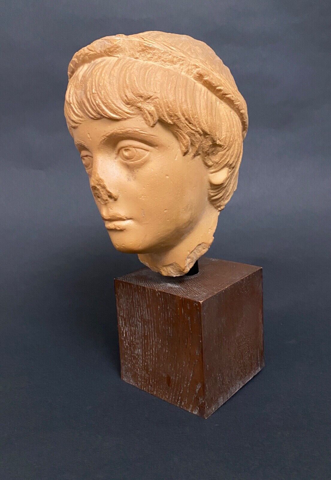 Antique plaster sculpture Marcus Annius Verus Caesar