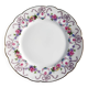 Set of 6 Limoges porcelain dessert plates with garlands and