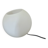 Lampe en opaline blanche 1980