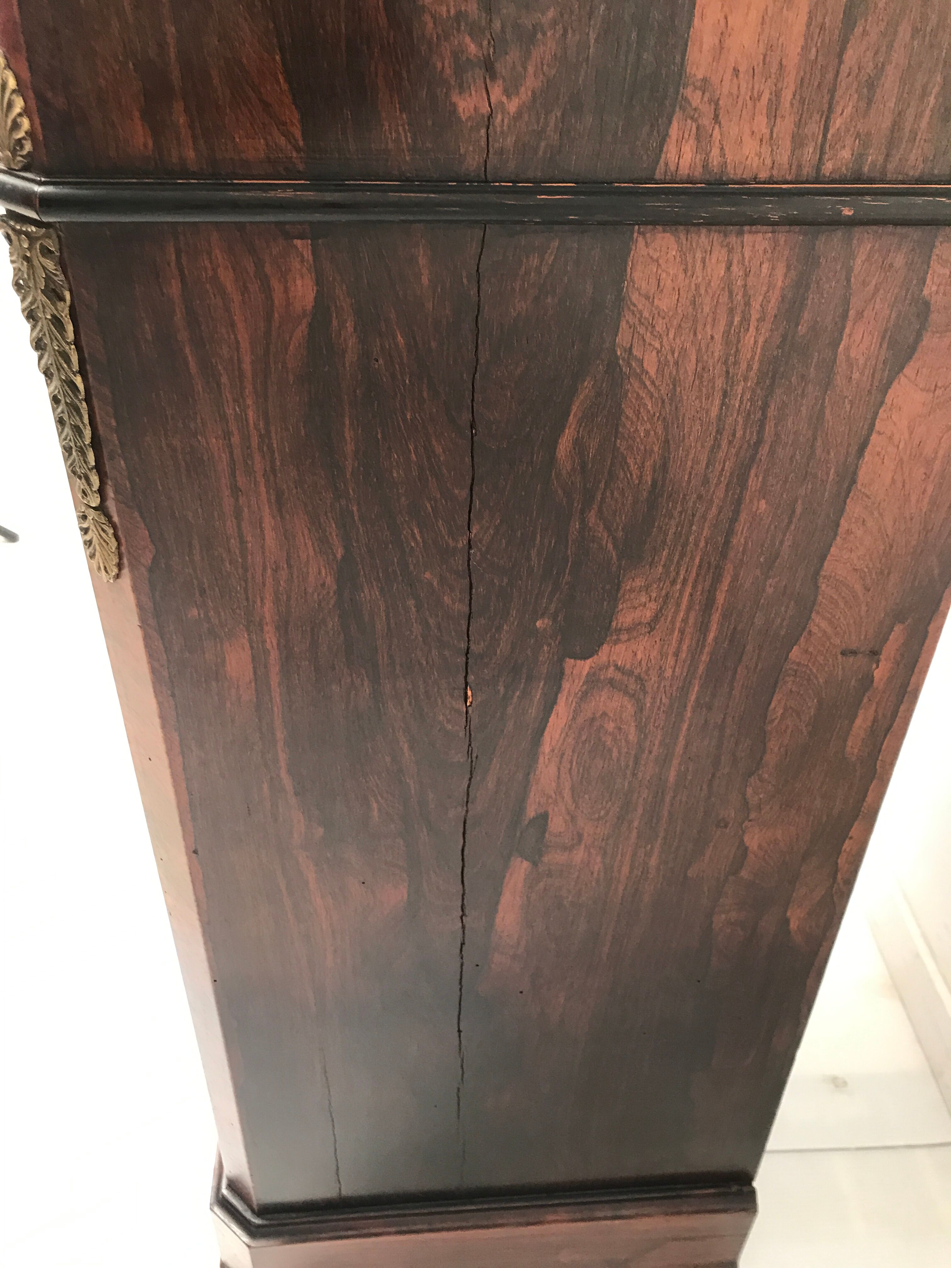 Vintage inlaid drawer cabinet