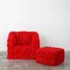 Fauteuil et pouf Senzafine par Gaetano Pesce