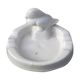 Ashtray dizz beige bird decoration